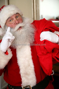 Costume da Babbo Natale con <span class=keywords><strong>barba</strong></span> <span class=keywords><strong>e</strong></span> <span class=keywords><strong>baffi</strong></span> in pelo di yak bianco - Product Image 5