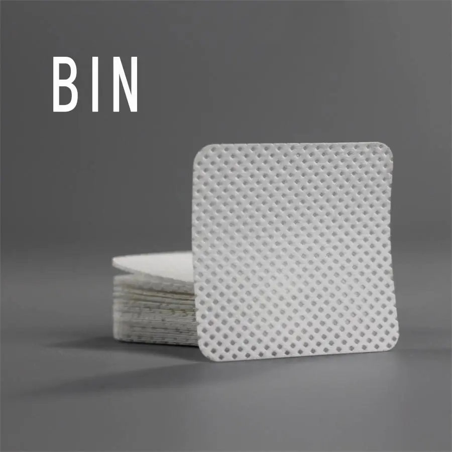 BIN yeni varış toptan yüksek kalite tek kullanımlık oje lint ücretsiz tırnak pamuk mendil çıkarıcı