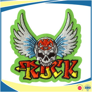 มอนสเตอร์สัตว์นักขี่จักรยานแพทช์กะโหลกรีดบนแพทช์ปักสักหลาด - Product Image 5