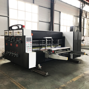 Chi phí thấp <span class=keywords><strong>2</strong></span> màu tự động <span class=keywords><strong>flexo</strong></span> mực nước máy in các tông sóng với khía quay chết cắt hộp carton - Product Image 1