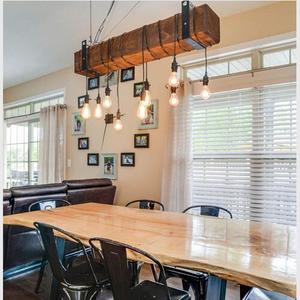 Lampe LED suspendue Vintage en ciment, lustre de loisirs, de Style Pastoral - Product Image 2