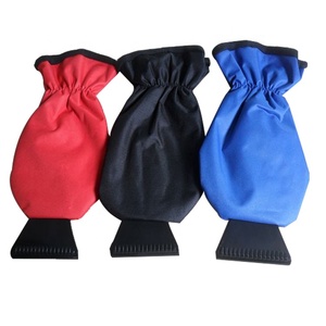 Promotional Car Plastic snow Ice Scraper with Glove Snow shovel