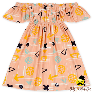 Los niños del vestido del bebé del verano <span class=keywords><strong>Boutique</strong></span> de seda Floral niñas vestidos de hombro vestidos - Product Image 6