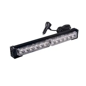 Barre lumineuse LED 316-2, lumière bleue d'urgence, code 3, 12W ou 36W, éclairage clignotant en ambre, sur véhicules