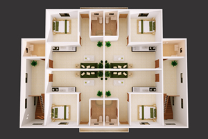 Panel Sándwich UPS en Oferta, Impermeable, Prefabricado, Modular, con Energía Solar, Ecológico, con Garantía, <span class=keywords><strong>para</strong></span> Hotel o Villa en Venta - Product Image 4
