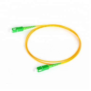 Muestra gratis <span class=keywords><strong>SC</strong></span> <span class=keywords><strong>APC</strong></span> 2,0mm Simplex Cable de conexión de fibra óptica Cable de fibra óptica FTTH de modo único - Product Image 1
