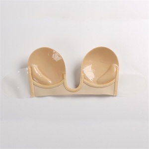 <span class=keywords><strong>Soutien</strong></span>-<span class=keywords><strong>gorge</strong></span> invisible <span class=keywords><strong>sans</strong></span> couture de style U profond noir et <span class=keywords><strong>chair</strong></span> avec bonnets push-up Culotte hipster respirante à imprimé sexy - Product Image 3