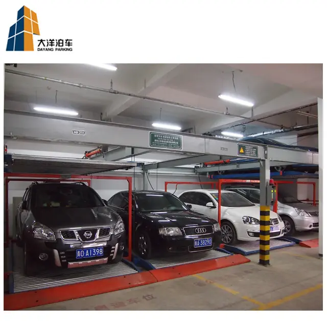 Sistema di parcheggio per auto con ascensore per parcheggio automatico multistrato a 2 piani in vendita soluzione di parcheggio duplex