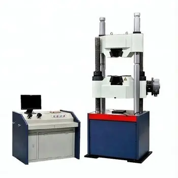 Máquina de teste universal 1000kn, equipamento de laboratório elástico da escola