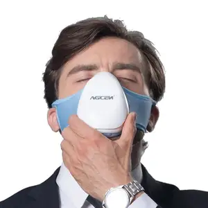 Agancen — mini nettoyeur d'air portable, masques personnels avec filtre à air, filtre à charbon actif, pour le sport