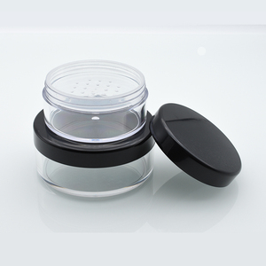 Pot cosmétique à poudre libre avec tamis <span class=keywords><strong>et</strong></span> couvercles noirs transparents, 3g, 5g, 10g, 20g, 50g, 30g, 3ml, 30g, 5g - Product Image 3