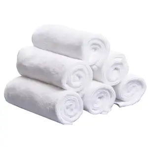 Sunland factory price microfiber white face towels promotion