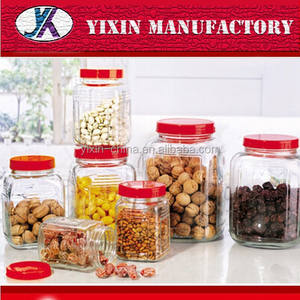 Almacenamiento hermético por encargo de vidrio tarro <span class=keywords><strong>krosno</strong></span> vidrio - Product Image 4