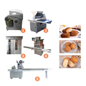 Ligne de production de gâteaux électrique, semi-automatique, machine de cuisson à double couche - Product Image 3