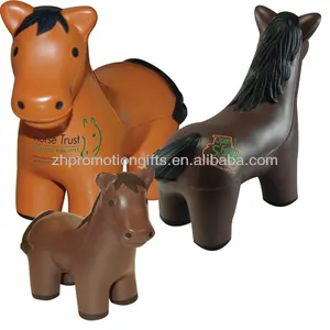 Pu cavallo palle anti-stress, animale regali promozionali stress palle - Product Image 1