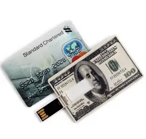 China fábrica flash memória usb 1tb luz conduz a granel do cartão de crédito preço baixo boa qualidade