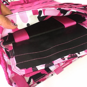 Gilet da allenamento con taglio Laser rosa di alta qualità per Sport Fitness allenamento tattico palestra Crossfit attrezzatura da difesa personale ponderata - Product Image 6