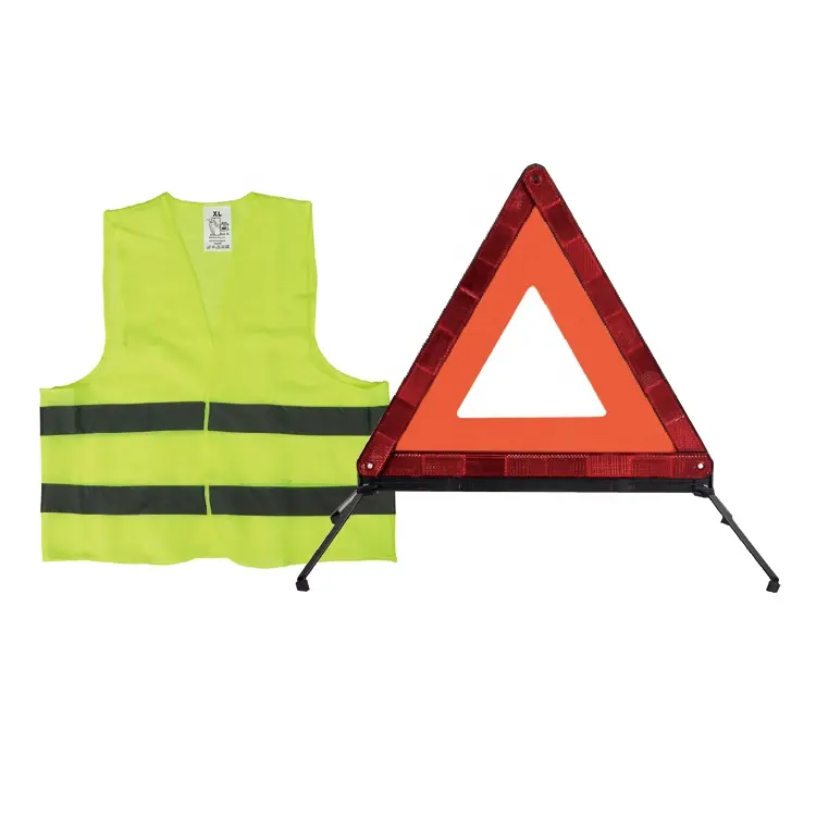 Kit de acessórios de segurança rt617, kit de acessórios de auxílio na estrada de segurança para veículos e carros
