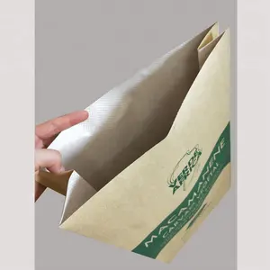 Saco de papel laminado de poliéster para papel kraft industrial, saco de papel para sucata de cimento, saco de papel kraft padrão para agricultura, saco de papel laminado de PP