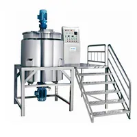 200-5000L معيار GMP خلاط غسل السائل الصابون السائل خزان المزج خط إنتاج المنظفات مع جهاز التحكم في السرعة