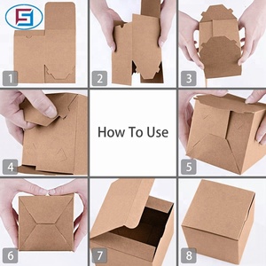 Promotion de la fête <span class=keywords><strong>des</strong></span> pères en gros recyclé boîte-cadeau en papier Kraft - Product Image 2