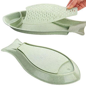 <span class=keywords><strong>Assiette</strong></span> d'égouttage en forme de poisson, pour faire soi-même, plateau de paille pour puces, Fruits, blé, ml - Product Image 2