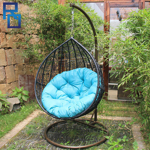 Ratán y mimbre jardín <span class=keywords><strong>colgante</strong></span> <span class=keywords><strong>silla</strong></span> columpio marco de aluminio al aire libre de mimbre y ratán <span class=keywords><strong>silla</strong></span> columpio - Product Image 5