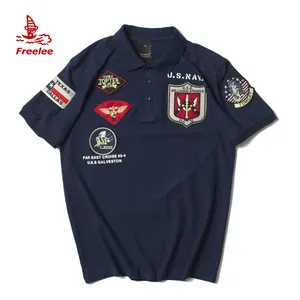 2023 model baru pilot US polo t-shirt katun pria