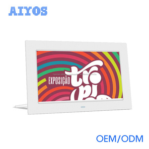Billig Digitaler bilderrahmen mit bewegungssensor in weiß schwarz farbe - Product Image 1