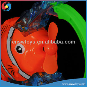 Peces grandes juguete pistola de burbujas burbuja máquina automática de la máquina de juguete Luz - Product Image 5