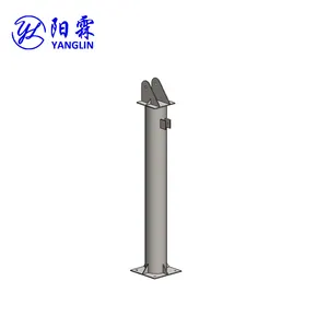 Pole Pv Solar Mounting Galvanized Steel Solar Pv System Home Power Pole Ground Mounting Racks