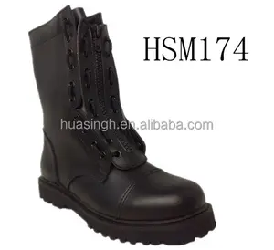 ZH,รองเท้าผู้ผลิตนักรบหนังเต็มรูปแบบการต่อสู้บินรองเท้าทนไฟ HSM174