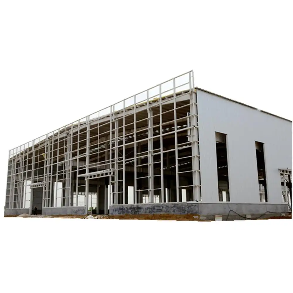 Nieuwe ontwerp prefab gebouw metalen/stalen structuur hangar/geprefabriceerde hall