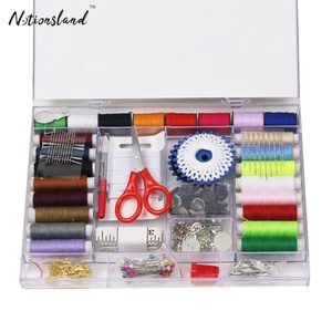 <span class=keywords><strong>Kit</strong></span> <span class=keywords><strong>de</strong></span> <span class=keywords><strong>Costura</strong></span> <span class=keywords><strong>Profesional</strong></span> Completo, Todo en Uno, <span class=keywords><strong>de</strong></span> Plástico, para Viajes y Hoteles, con Dedal, Tijeras e Hilo - Product Image 4