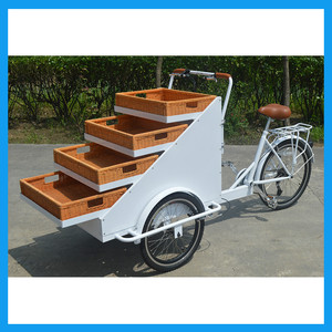 Famille Grand Carier Vehicel Affichage Cargo Tricycle Stands avec Étagères - Product Image 1