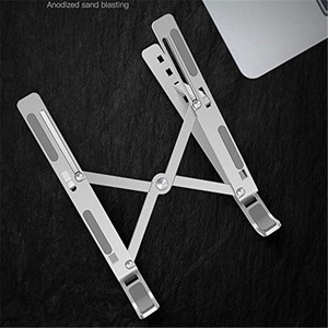 Support Flexible, pliable et à hauteur réglable, pour ordinateur Portable, 1 pièce, nouveau modèle 2020 en aluminium - Product Image 2