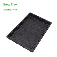 Growbox sistem aquaponik pengecil tanaman Bonsai Microgreen Kit penumbuh nampan hijau mikro plastik tahan air sehari-hari