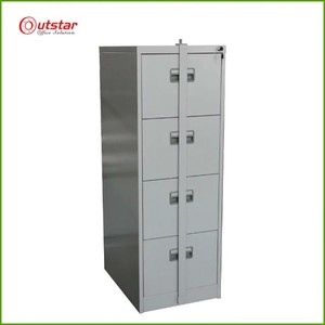 เฟอร์นิเจอร์สำนักงานดัชนีบัตรโลหะตู้/เหล็ก4ลิ้นชักแนวตั้งตู้เก็บเอกสาร - Product Image 1