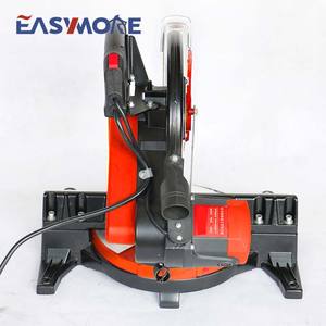 Sierra <span class=keywords><strong>ingletadora</strong></span> compuesta deslizante de 1800W, sierra eléctrica de madera/metal de 255mm con fuente de alimentación para aplicaciones de madera y metal - Product Image 3