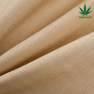 51018-100% di canapa eco-friendly all'ingrosso tessuto leggero tessuto tinta tinta semplice di canapa puro per abbigliamento - Product Image 6