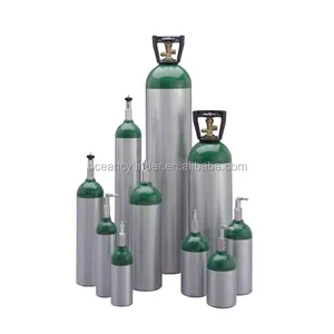 M90/M122/M150 Aluminum AA6061 Emergency pressure medical oxygen cylinder bag for domestic