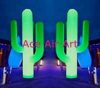 Cactus gonflable de la publicité extérieure LED | Gonflables décoratifs pour des événements