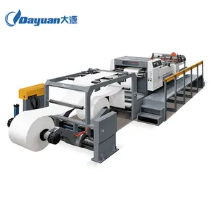 servo precision high speed roll to sheet paper cutting machine