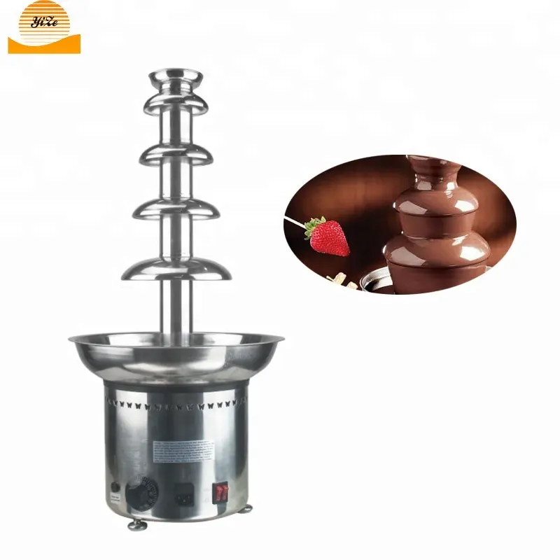 Máquina de spray de chocolate de aço inoxidável, máquina de fonte temperadora de chocolate