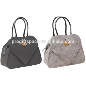 2024 china alibaba supplier hot sale new product wholesale eco friendly durable fashional bag felt women handbag made in china