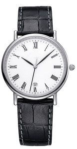 No legged steel rounded flat glass watch - Product Image 3