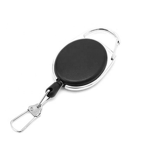 Dây Đeo Huy Hiệu Kéo Có Thể Thu Gọn Dây Đeo ID Bằng Nhựa ABS Hợp Kim Kẽm Dây Đeo Thẻ Tên Thẻ Giữ Huy Hiệu Dây Đeo Vòng Móc Chìa Khóa CuộN - Product Image 4