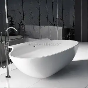 Economic Cost Artificial Stone Acrylic Free Standing Bath Tub