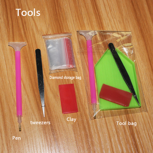 Tranh kim cương bướm <span class=keywords><strong>ELF</strong></span> vuông tròn đầy đủ Khoan Kim Cương thêu tranh thêu chữ thập hoạt hình khảm trang trí nhà cô gái - Product Image 5