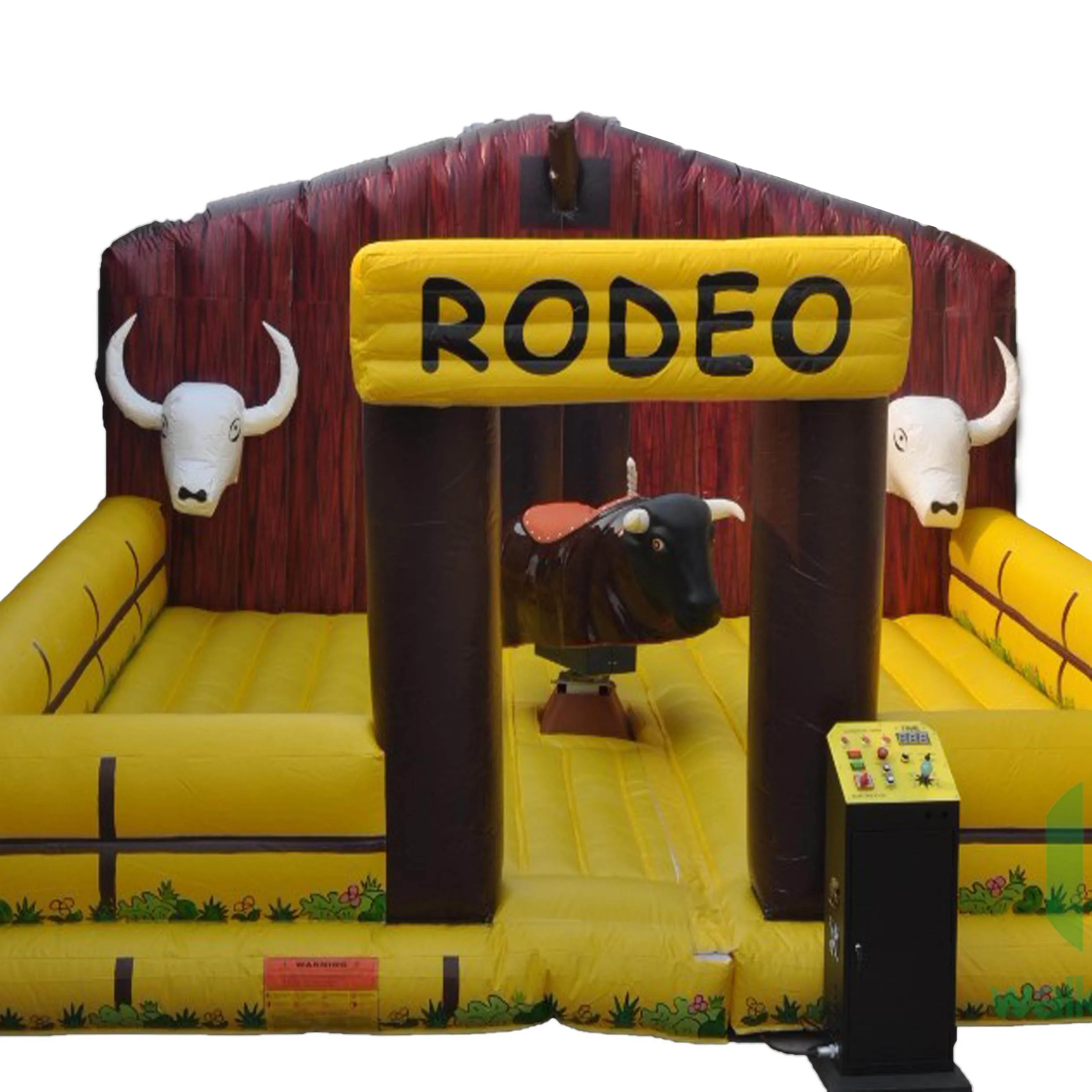 HI Thú Vị Inflatable Rodeo Bull Đối Với Máy Trò Chơi Tương Tác Rodeo Bull